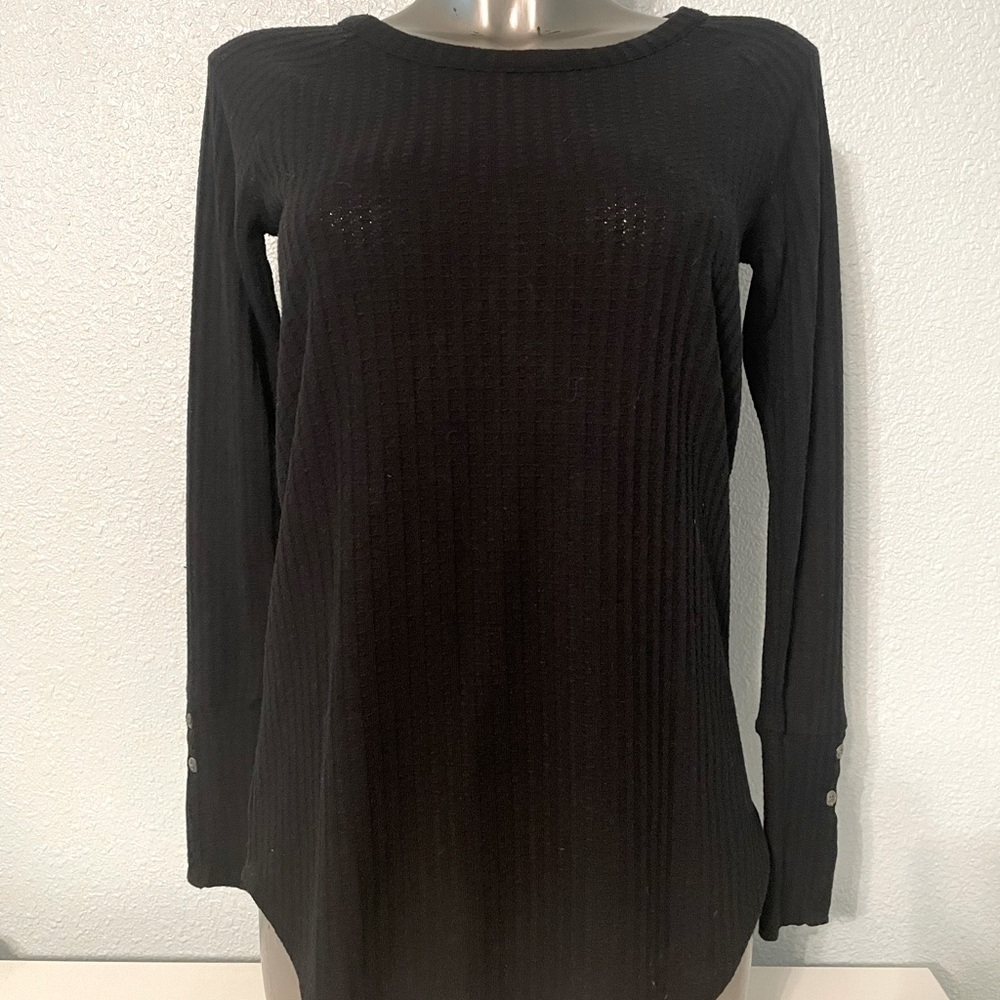 Black Long Sleeve Women's Top